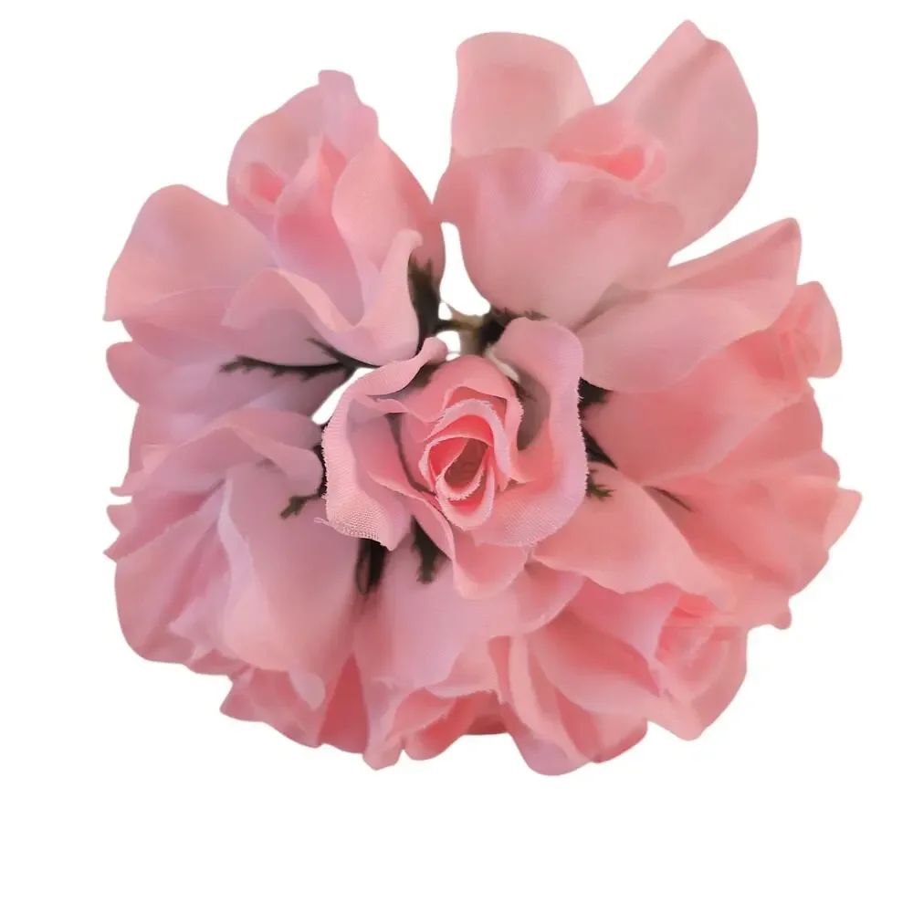24 Pink Mauve Silk Rose Picks 1 in Artificial Flowers Wedding Craft Floral Decor